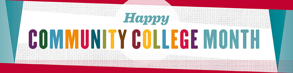 Community College Month page banner