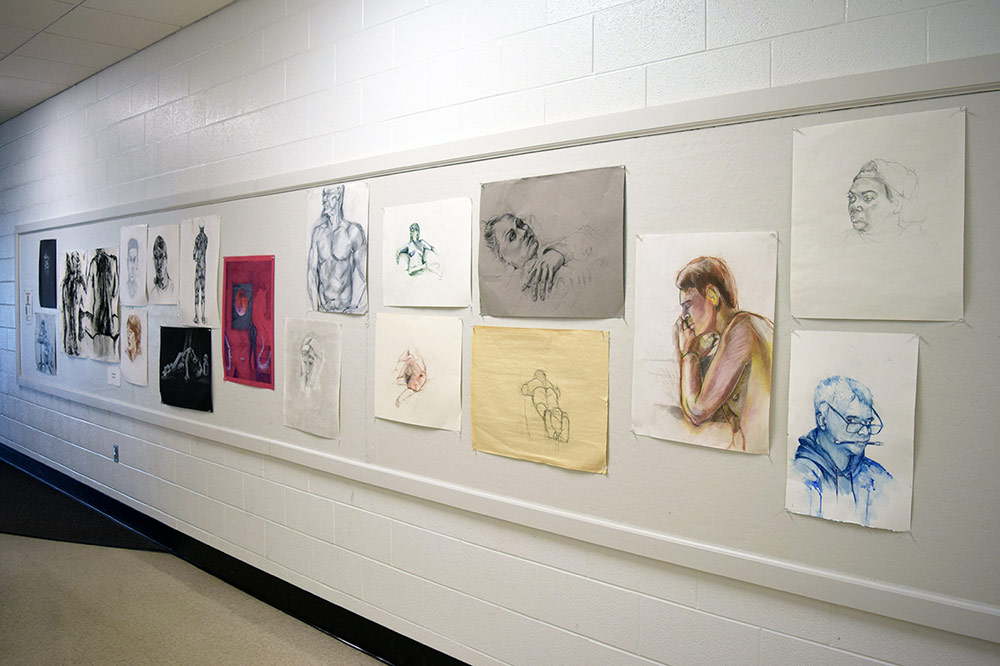 Student Art Display