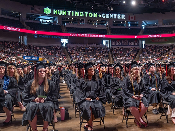 Owens Graduates at Commencement at the Huntington Center in Toledo