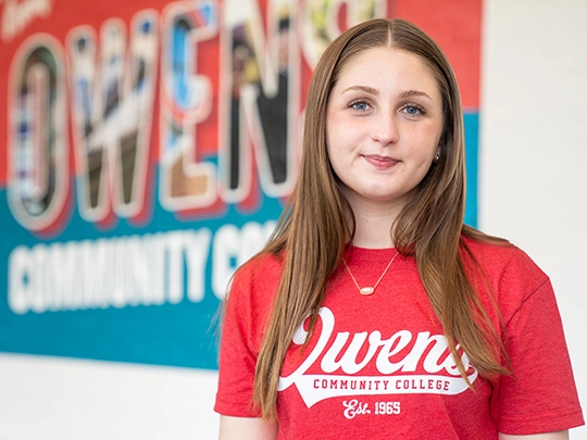 Eden Tipton, Owens CC Student