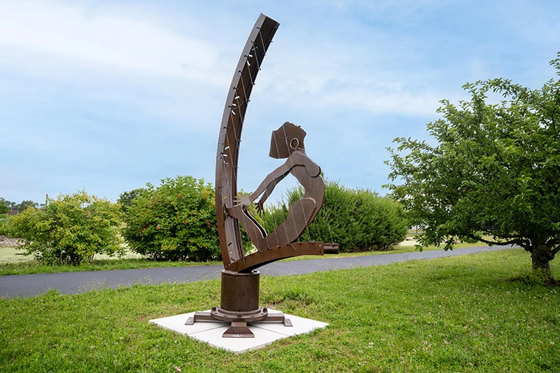 Mike Sohikian, Harp, A36 Steel, $15,000