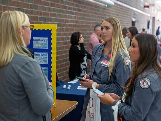 Owens students at a Networking Event