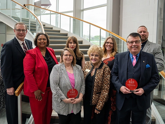 Class of 2024 Alumni Hall of Fame Award Recipients group photo