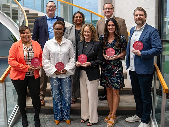 Class of 2025 Alumni Hall of Fame Award Recipients group photo