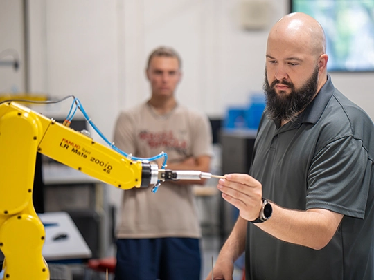 robotics student